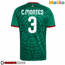 Moške Nogometnih dresov Mehika Cesar Montes #3 Domači SP 2026 Kratki rokavi